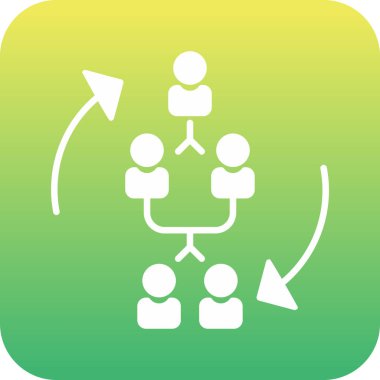 İş simgesinin vektör illüstrasyonu