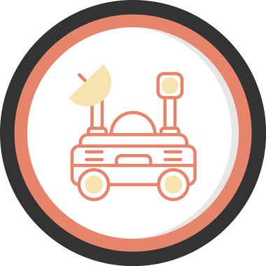 araba simgesi vektör illüstrasyonu