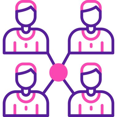 İş adamlarının vektör illüstrasyonu