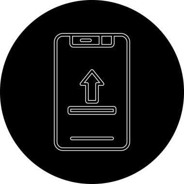 - Telefon. Web simgesi basit illüstrasyon