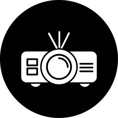 Moda tarzı izole edilmiş arkaplan televizyon simgesi