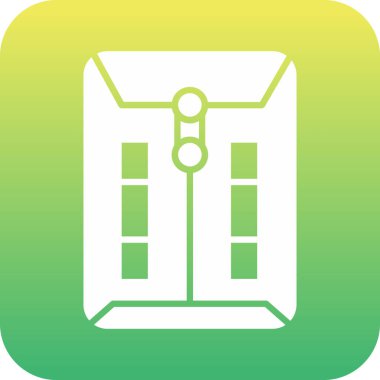 Benzersiz yapı vektör çizgisi simgesi