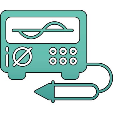 Modern bir simgenin vektör illüstrasyonu