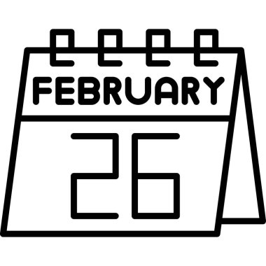 Takvim simgesi tasarımı, vektör