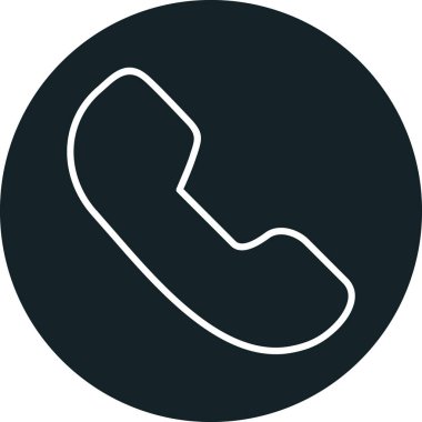 - Telefon. Web simgesi basit illüstrasyon