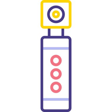 USB kablo ikonu. vektör illüstrasyonu