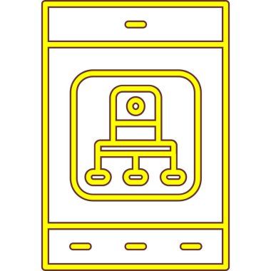 Güvenli ikon. Web için güvenli vektör simgelerinin özet çizimi