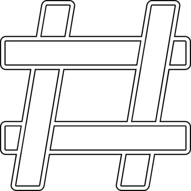 bayrak bayrak simgesi ana hat biçiminde