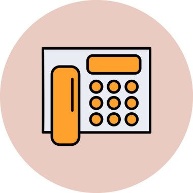 Hesap makinesi. Web simgesi basit illüstrasyon