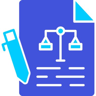 Belge. Web simgesi basit tasarım