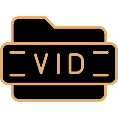 video oynatıcı simgesi, vektör illüstrasyonu