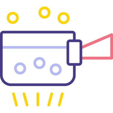 ses hoparlör simgesi, vektör çizim