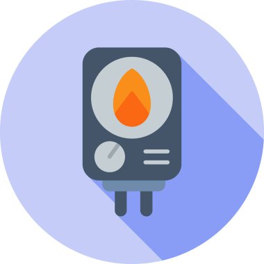 Elektrik ışığı. Web simgesi basit illüstrasyon