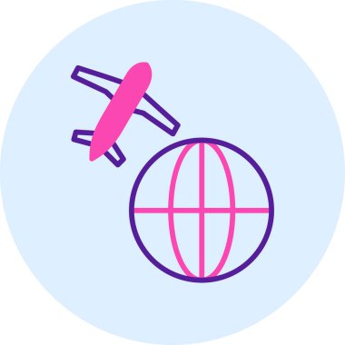 Uçak. Web simgesi basit illüstrasyon