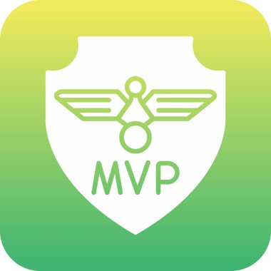 Benzersiz kalkan vektör çizgisi simgesi