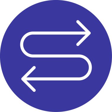 Ok. Web simgesi basit illüstrasyon