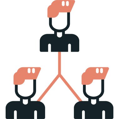 İnsanlar. Web simgesi basit illüstrasyon