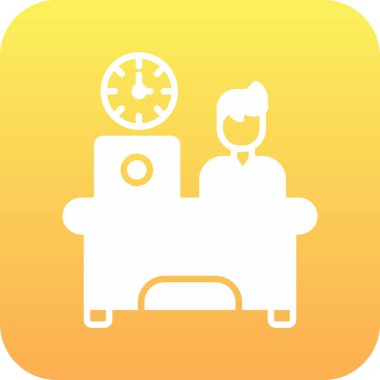 Mobilya simgesinin vektör illüstrasyonu