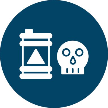 Ölüm ikonu vektör illüstrasyonu