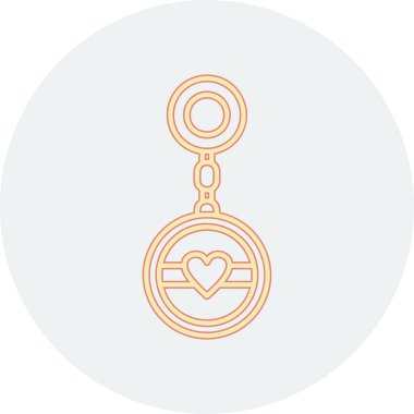 vektör halkaları ikon illüstrasyonu