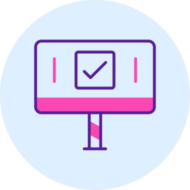 pano vektör illüstrasyonunu kontrol et