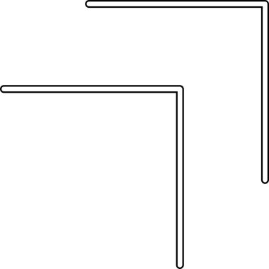 Boş bir işaretin vektör çizimi