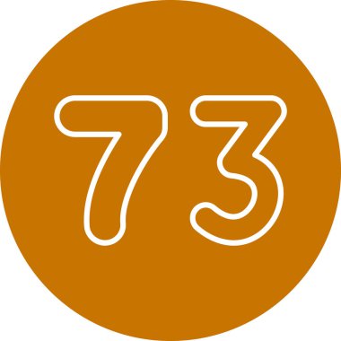 777 simgesi, vektör illüstrasyonu