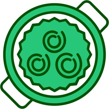 yiyecek ikonu vektör illüstrasyonu