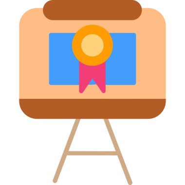 Bir kamera simgesinin vektör illüstrasyonu