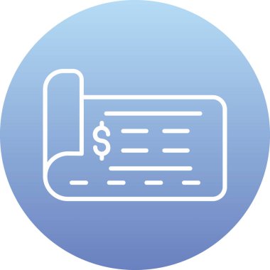 Para için. Web simgesi basit illüstrasyon