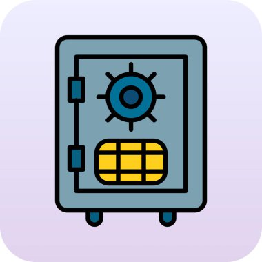 Vektör içinde sim kart simgesi