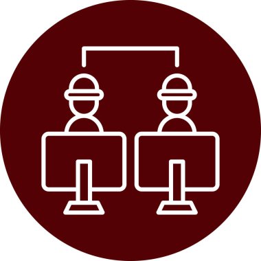 Modern eğitim ikonunun vektör illüstrasyonu