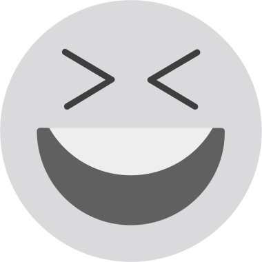 Gülümseyen vektör ağ simgesi