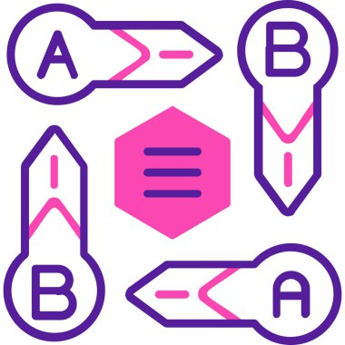 Beyaz arkaplanda izole edilmiş yıldız simgesi olan çizgi haritası işaretçisi. Favori işaret iğne simgesi. Harita işaretleyicileri. Renkli taslak konsepti. vektör