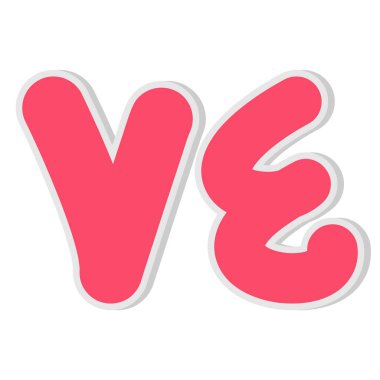 V harfi logo tasarım şablonu elementleri. vektör işareti