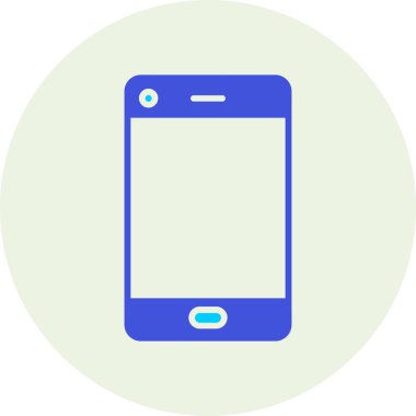 Akıllı telefon. Web simgesi basit tasarım