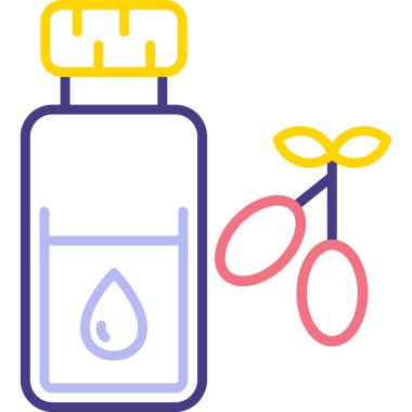 şişe simgesi, vektör illüstrasyonu