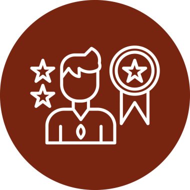 yıldız simgesi vektör illüstrasyonu