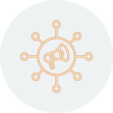 Modern bir simgenin vektör illüstrasyonu