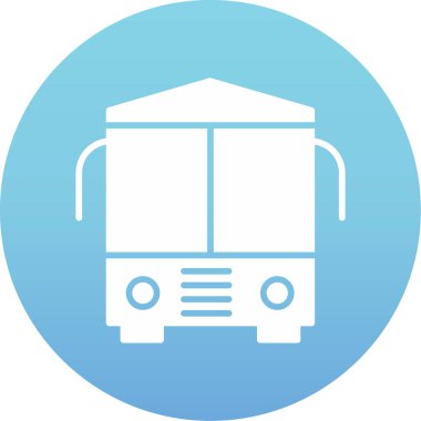 tren. Web simgesi basit illüstrasyon