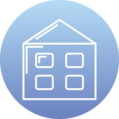 ev simgesi vektör illüstrasyonu