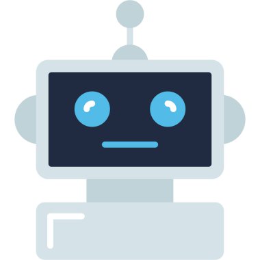 Yapay robot teknolojisi simgesi