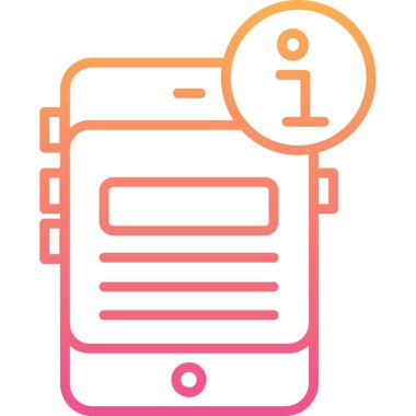 Gazete. Web simgesi basit illüstrasyon