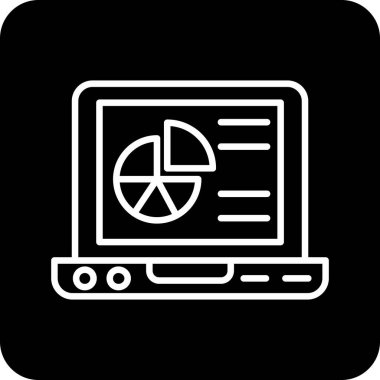 Bir yıldız ve haç simgesi olan bir dizüstü bilgisayarın vektör çizimi.