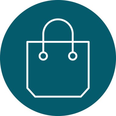 Torba Simgesi Moda Biçimli Ayrı Arkaplan