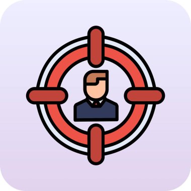 Web, logo ve mobil için iş ve finans simgesi kullanımının vektör illüstrasyonu.