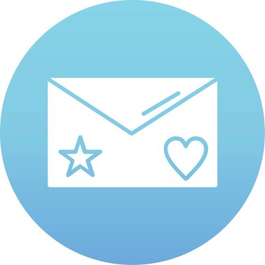 aşk harfi izole vektör simgesi kolayca düzenlenebilir ya da düzenlenebilir