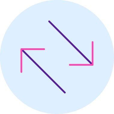 Arrow vektör simgesi illüstrasyonu