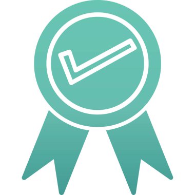 Rozet Simgesi Moda Biçiminde İzole Arkaplan