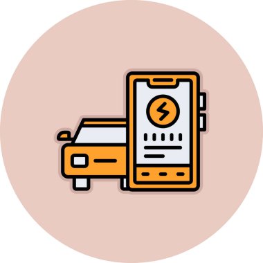 araba sigortası ikonu vektör illüstrasyonu